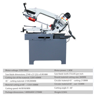 Scie à ruban métallique haute performance et sûre avec lames importées, machine de découpe de tuyaux à angle droit