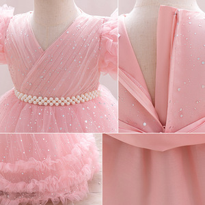 Vestido <span class=keywords><strong>de</strong></span> <span class=keywords><strong>Cumpleaños</strong></span> para Niña, Vestido <span class=keywords><strong>de</strong></span> Princesa para Fiesta Infantil, Vestido <span class=keywords><strong>de</strong></span> Alta Calidad - Product Image 3