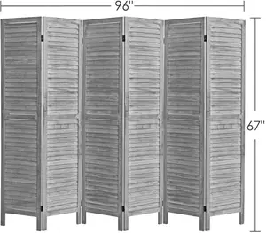 Beliebte Art Großhandel faltbare freistehende Holz trennwand für Wohnzimmer Bildschirm Trennwand