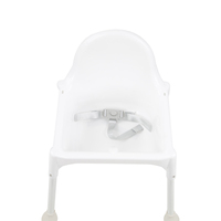 Chaise haute bébé moderne en plastique, pliable, légère, ergonomique, avec dossier croisé et plateau, pour la cuisine et la salle à manger