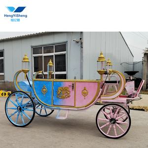 Carruaje sin caballos eléctrico favorito de los estadounidenses Carruajes de caballos de la boda real en el casco antiguo: un icono de transporte especial - Product Image 6