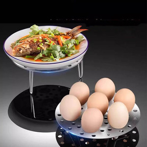 Nouveau support pliable en acier inoxydable pour cuiseur à œufs de cuisine avec poignées résistantes à la chaleur pour <span class=keywords><strong>accessoires</strong></span> de casserole - Product Image 4