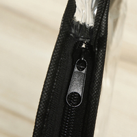 Bolsa Circular Pequeña Personalizada de Moda, Bolsa Transparente con Ventana de PVC