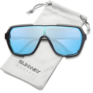 ผู้ผลิตแว่นกันแดดโลหะดีไซน์ใหม่สำหรับกิจกรรมกลางแจ้ง  แบบโอเวอร์ไซส์  โลโก้สั่งทำได้  สำหรับผู้หญิงและผู้ชาย  พร้อมป้องกันรังสียูวี 400 - Product Image 2