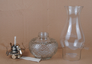 Diamant rond à l'<span class=keywords><strong>ancienne</strong></span> rouge vert bleu bocal vide bouteille en <span class=keywords><strong>verre</strong></span> <span class=keywords><strong>lampe</strong></span> à huile lanterne avec mèches décoration de table pour la maison lampes à huile - Product Image 2