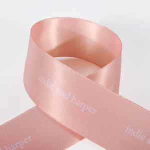 サテンリボンロール3mm10mm 16mm 25mm 38mmカット長両面ウェディング工場カスタム - Product Image 3