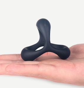 VAE-Lager Silikon-Penisring für Männer, Verlängerung, Sexy Dreieck-Verschluss, Samenring mit Komplettset, Erotikprodukte - Product Image 4
