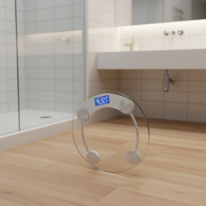 เครื่องชั่งน้ำหนักดิจิตอลแบบกระจกพร้อมจอ LED สำหรับใช้ในบ้าน - Product Image 2