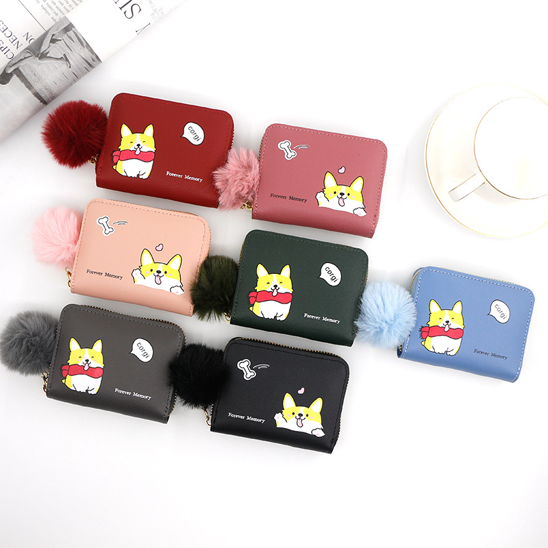 Femmes Mignon Portefeuille Long Cartoon Sac Chien Lady Embrayage Téléphone Étui À Fermeture Éclair Porte-carte Femmes Mignon Portefeuille Long Cartoon Sac Chien Lady Embrayage Téléphone Étui À Fermeture Éclair Porte-carte