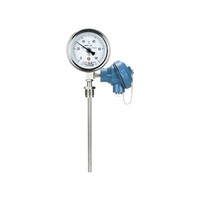 Thermomètre bimétallique WSSP-481 à transmission à distance, étanche, résistant à la corrosion, en acier inoxydable, pour chaudière industrielle, sonde 4-20 mA