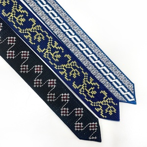 Nouvelle Applique Thermocollante Broderie Bazin Bleu Roi Personnalisée pour Encolure, Col et Bordure, Idéale pour Vêtements Africains Hommes et Accessoires DIY - Product Image 4
