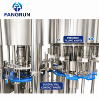 Machine de remplissage automatique industrielle monobloc 3 en 1 pour rinçage, remplissage et bouchage de liquides, eau minérale pure et boissons
