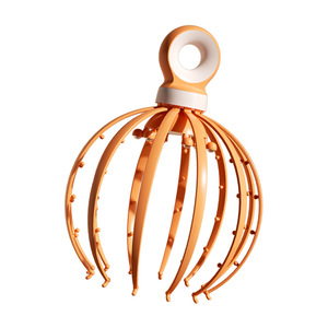 Masajeador de Cabeza con Ocho Brazos en Forma de Pescado, Plástico, 20x18 cm, Relajación del Cuero Cabelludo, Dispositivo de Masaje de Meridianos - Product Image 5