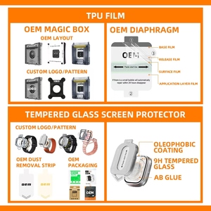 Protector de Pantalla para Reloj Inteligente Garmin Forerunner 265, Película de <span class=keywords><strong>Hidrogel</strong></span> TPU Precortada con Marco de Instalación, Autoregenerable, Venta al Por Mayor - Product Image 5