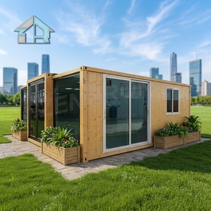 Maison mobile préfabriquée tendance, résistante à la vapeur, robuste et flexible, de 20 pieds, pour <span class=keywords><strong>le</strong></span> travail quotidien, <span class=keywords><strong>le</strong></span> repos et les bureaux mobiles. - Product Image 1