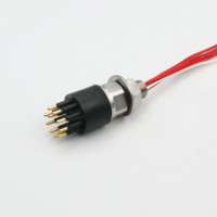 Wasserdichter Ethernet 10-Kern-Steckverbinder Kompatibel mit Subconn für Tiefsee-Signalübertragung