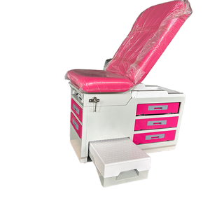 गर्म बिक्री के लिए गुलाबी आधुनिक मैनुअल ऑपरेशन स्त्री रोग परीक्षा तालिका - Product Image 2