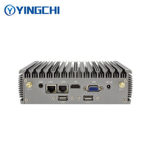 Mini PC de Escritorio sin Ventilador, Core I3 5005U/<span class=keywords><strong>I5</strong></span> 5200U, Win10/Linux, RS232, VGA+HD, Doble Ethernet Gigabit, Computadora Industrial - Product Image 1