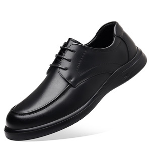 Zapatos de Vestir Formales Ligeros para Hombre, de Cuero, Casuales de Negocios, con Tacón Bajo y Suela de Goma, para Oficina y Carrera Profesional - Product Image 4