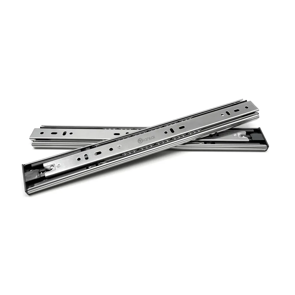 45 Mm Manufacturing Soft Close Slide Push Open Full Extension Channel Rails Ball Bearing Cabinet Drawer Slides