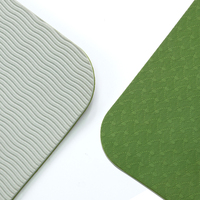 Tapis de yoga LiFeng TPE personnalisé avec logo, marque privée, écologique, antidérapant, pour Pilates, épaisseur 6 mm/8 mm, 183 x 61 cm