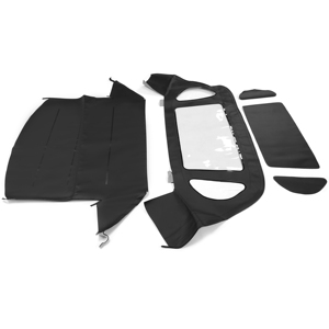 Pour <span class=keywords><strong>Mercedes</strong></span> R129 300SL SL500 600 90-02 Capote Convertible avec Fenêtres En Plastique - Product Image 4
