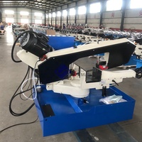 Scie à ruban métallique SOSEN 11 pouces avec moteur 1100W/2200W et réglage hydraulique de l'angle de tension, garantie 1 an G5027