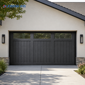 Porte <span class=keywords><strong>de</strong></span> <span class=keywords><strong>garage</strong></span> en acier effet bois <span class=keywords><strong>avec</strong></span> finition réaliste imitation bois et isolation acoustique supérieure pour villa <span class=keywords><strong>de</strong></span> luxe - Product Image 2