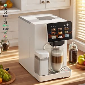 Nueva Máquina de Café Espresso Profesional OEM TUYA Wifi 9 en 1 Italiana de 19/20 Bares Totalmente Automática con Función C Totalmente Automática - Product Image 1