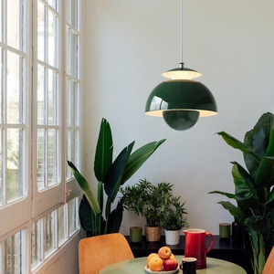 Vintage Bauhaus Pendant Lamp Iron Body Led <b>Light</b> Adjustable Height For Bedroom <b>Dining</b> Room Bar Hotel Lighting - Product Image 4