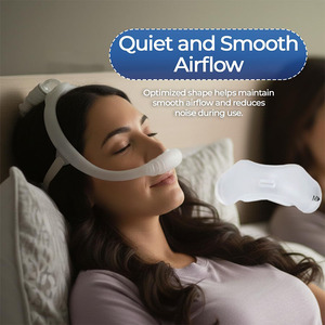 Almohadilla Nasal de Silicona Mediana, Cómoda y Suave, Repuesto <span class=keywords><strong>para</strong></span> Mascarilla <span class=keywords><strong>CPAP</strong></span>, <span class=keywords><strong>para</strong></span> una Mejor Experiencia de Sueño - Product Image 1