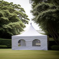 Tente de réception automatique quatre saisons HOMG JINFUN 6mx6m (20ftx20ft) en PVC imperméable de haute qualité avec câbles transversaux de 3000mm+