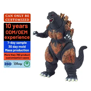 Model mainan 3D kustom sangat rinci Model patung simulasi PVC Solid figur dinosaurus hewan