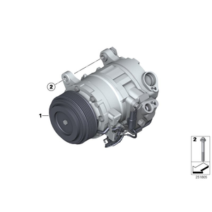 Nouveau <span class=keywords><strong>compresseur</strong></span> d'air compatible avec DENSO DCP05096 pour BMW Série 3 Série 5 X5 X6 E90 F10 F15 OE 64529216466 - Product Image 5