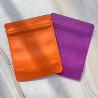Sachet Mylar Mini Personnalisé Imprimé par Gravure 1g 3.5g 7g 14g 28g Holographique Anti-Odeur Qualité Alimentaire Toucher Doux Fermeture Éclair Cali