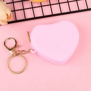 Hot Selling <b>Cute</b> Silicone Coin <b>Purse</b> Waterproof Makeup Bag Zipper Closure Candy Fashion Key Cosmetic Travel Case for Women Girls - Product Image 6