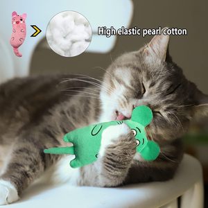 Pet Plush Bite-resistant <b>Cat</b> <b>Toy</b> Inner Catnip <b>Interactive</b> Play <b>Cat</b> <b>Toys</b> Mouse Pet <b>Cats</b> Supplies Stuffed <b>Toys</b> - Product Image 6