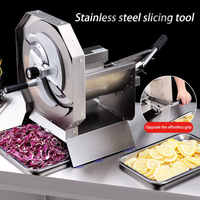 Thuis Gebruikte Chinese Aardappelsnijmachine/Versnipperaar/Snijmachine Voor Groente En Fruit