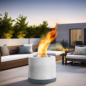 NB FAVOModern Mini tavolo da interni falò da fuoco all'aperto in cemento con alcool combustibile per feste - Product Image 4