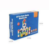 Jouets de construction de grande taille de haute qualité, château en blocs de bois avec des boîtes en bois à des fins éducatives pour les enfants