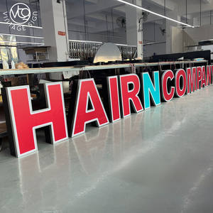 Personalizar tienda Logo restaurante casa Metal números canal signos Filadelfia Led muestra carta diseño escaparate pelo signo - Product Image 6