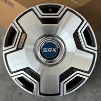 Nouvelles jantes en alliage d'aluminium forgé monobloc SRX 16-24 pouces, design concave 25 mm ET, finition noir mat, pour voitures de tourisme haut de gamme
