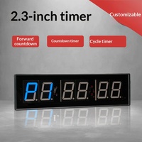 Horloges de compte à rebours numériques à affichage LED électronique personnalisées professionnelles pour les exercices d'entraînement en salle de sport, minuteur de boxe numérique