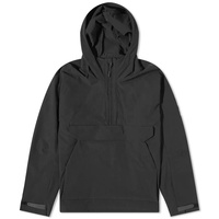 Veste coupe-vent en nylon imperméable pour homme, style streetwear, à capuche, demi-zip, anorak