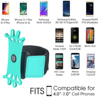 Produit populaire DR-7 Brassard de sport pour téléphone portable, rotatif et détachable, idéal pour la course à pied