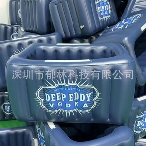 Hielera Inflable Deep Eddy Vodka de PVC, Enfriador de Bebidas Preensamblado para Fiestas - Product Image 2