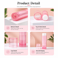 Baume à lèvres hydratant longue durée SPF 15, rose bonbon, végétalien, pour enfants, avec logo personnalisé, teinté miel