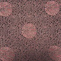 Lot direct d'usine de tissu de caractère Fu de style chinois, papier composite pour emballage de boîte de brocade antique