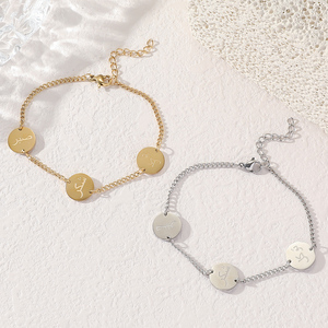 Pulseras de Joyería de Moda de Acero Inoxidable con Caligrafía Musulmana Árabe Redonda Sabr Shokr Tawakkul Paciencia para Hombres y Mujeres al por Mayor - Product Image 5