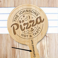 Grande planche ronde en bois personnalisable par gravure laser, plateau à pizza, plateau pour la cuisson, assiettes en bois pour pizza.